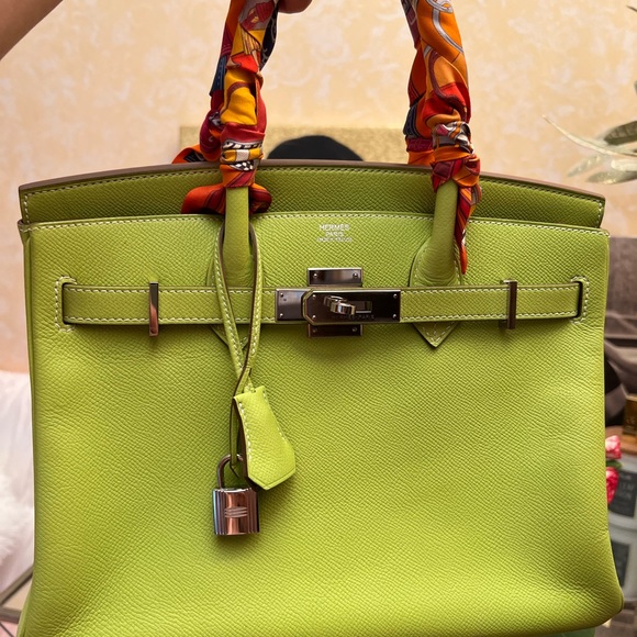 SOLD❗️Hermès Birkin 30 Epsom Kiwi - Picture 15 of 16